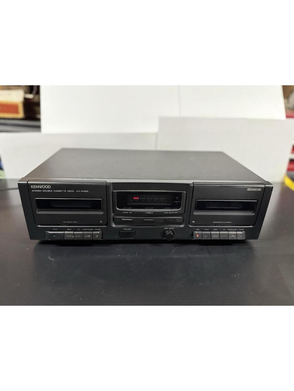 Kenwood KX-W595 Double Dual Stereo Cassette Tape Deck Player Recorder